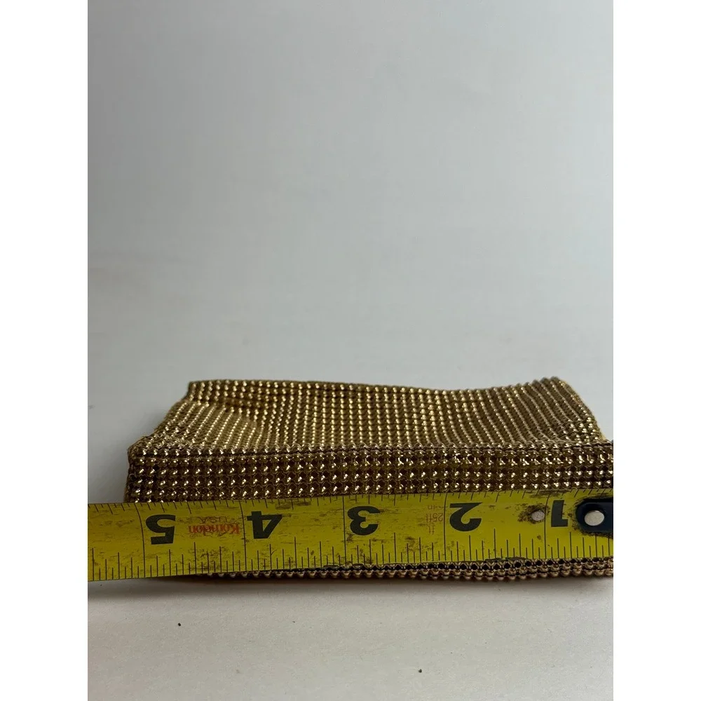 Whiting Davis‎ Gold Mesh Coin Purse Evening Bag Vintage Clutch